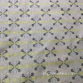 Beige Quilited Denim Jacquard untuk Pakaian